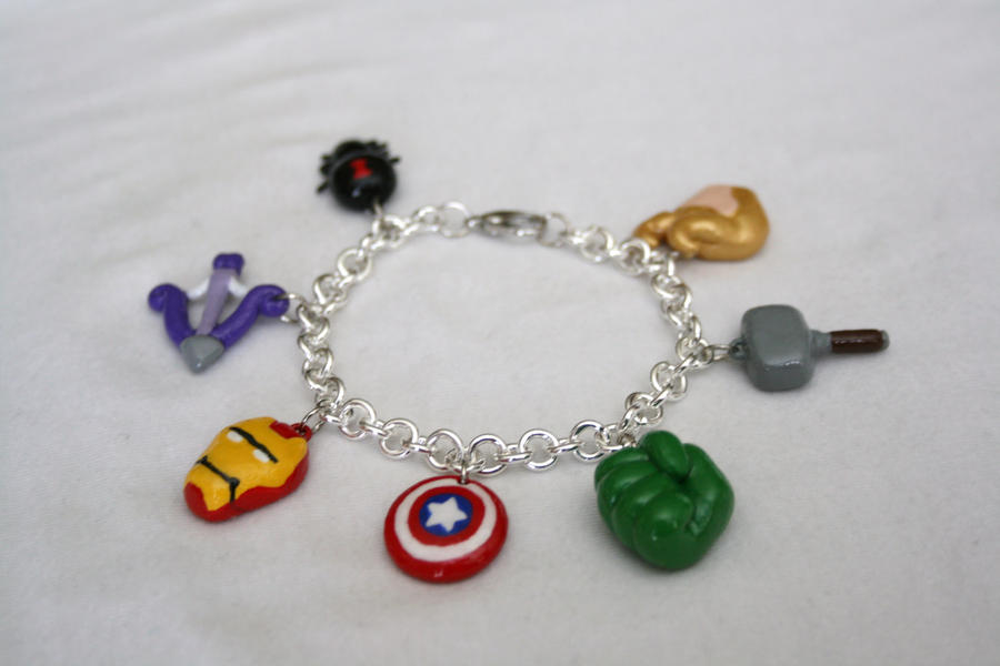Marvel Avengers bracelet by LittleLoveInc on DeviantArt