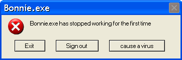 Windows XP Error Message by Mariofan345 on DeviantArt