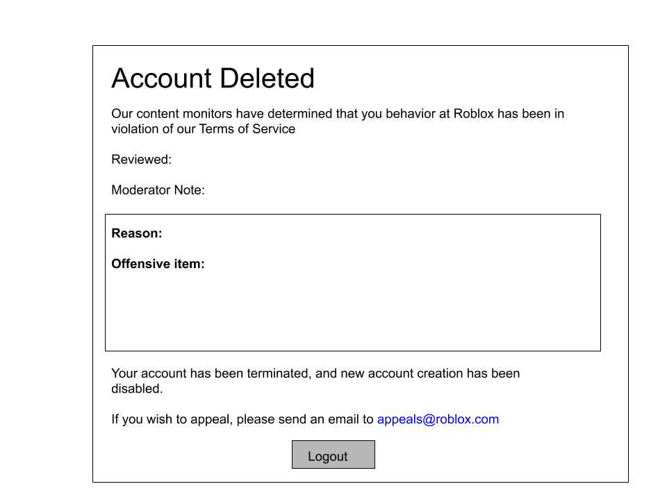 Ban Intro Message Example Roblox Ban Message Template by Mariofan345 on DeviantArt