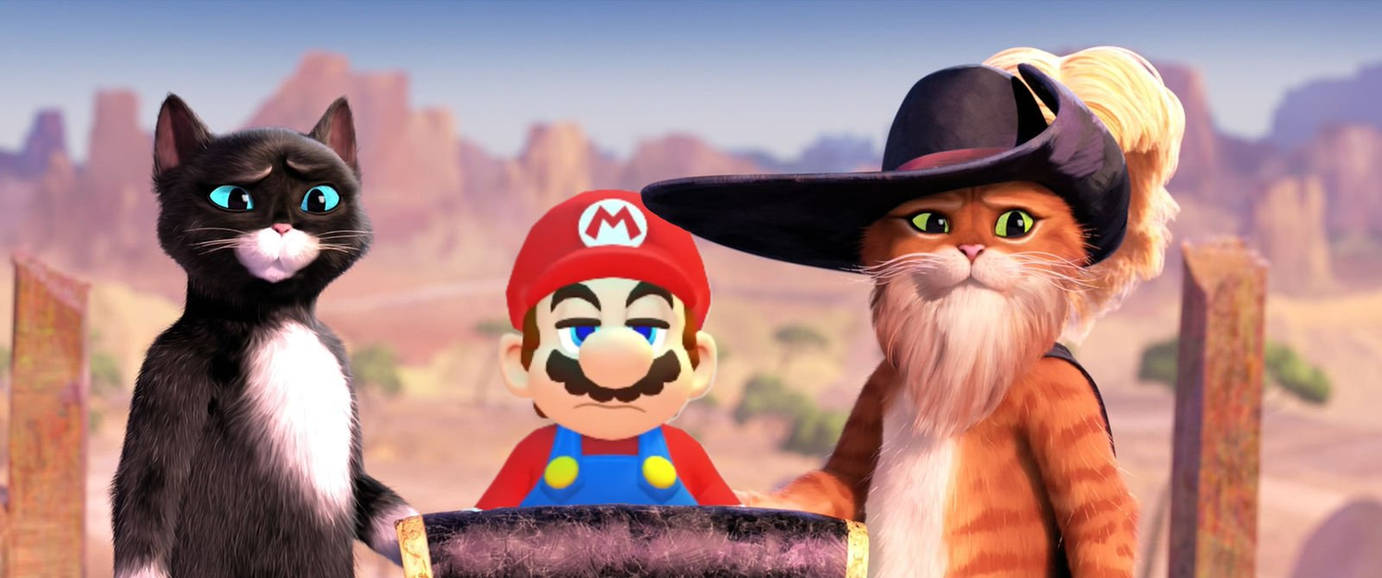 Mario In Boot Mario edited into Puss in Boots: The Last Wish by Mariofan345 on DeviantArt