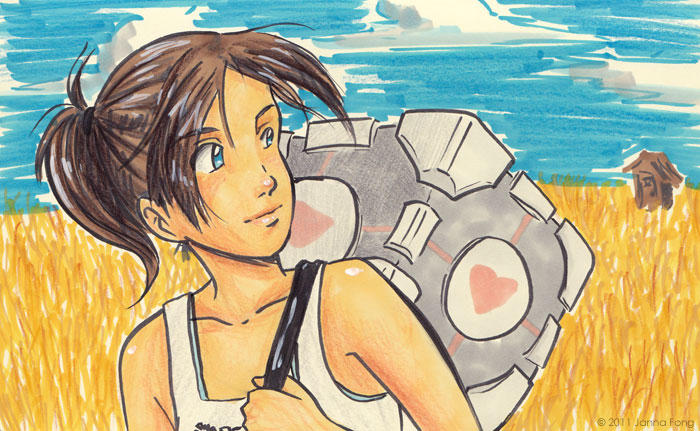 Chell by jfong on DeviantArt