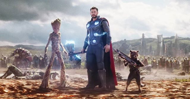 Thor Rocket and Groot,Great scene in Infinity War by Gaz003 on DeviantArt Thor Rocket and Groot,Great scene in Infinity War by Gaz003 on DeviantArt
