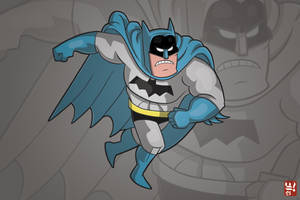 Classic Batman by art-E-Kan