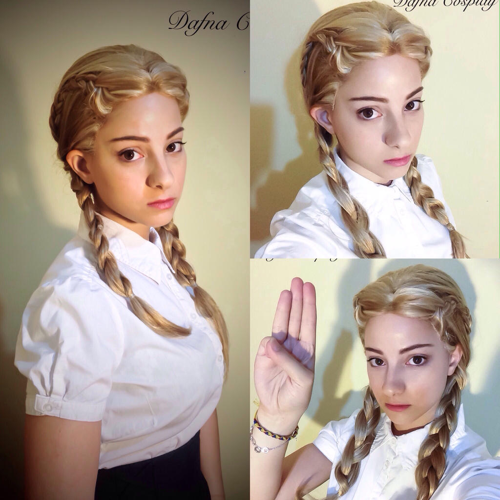 Prim Everdeen makeup test cosplay Hunger Games by Dafnash on DeviantArt
