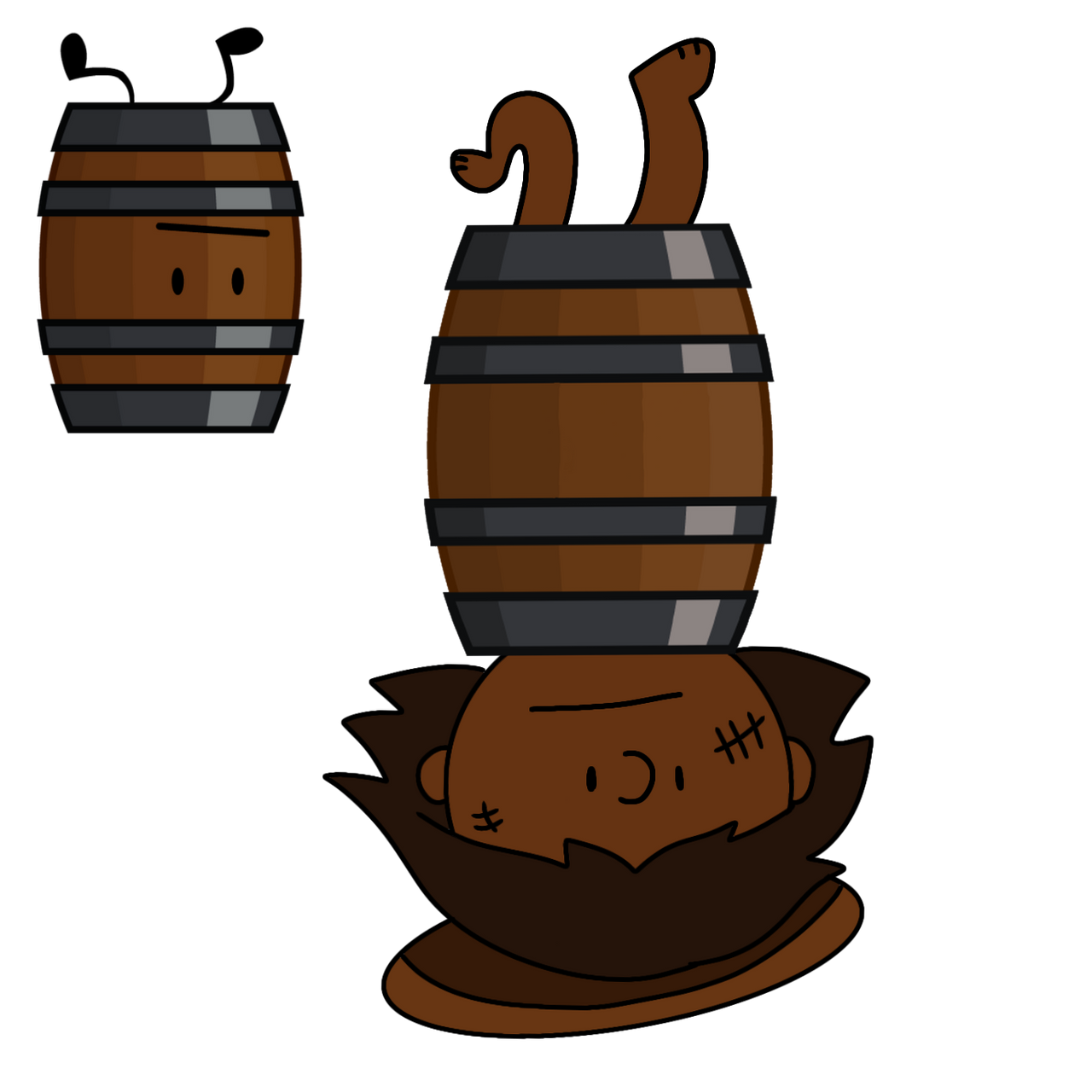 Barrel human