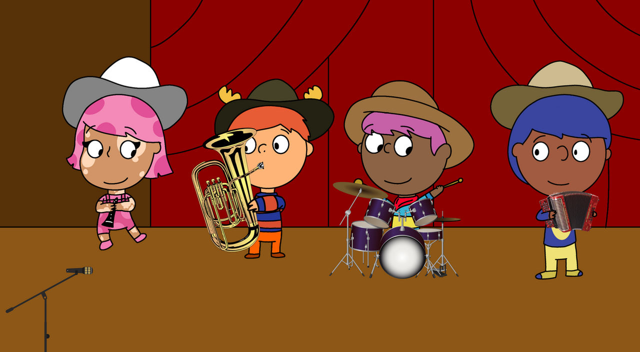 Backyardigans Redraw Redraw of tuba polka from backyardigans by Elizabethlanderos on DeviantArt