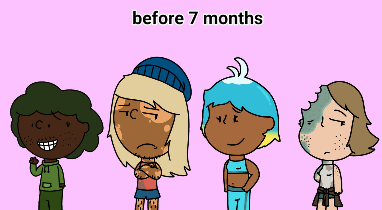 Hfjone humans: before 7 months. by Elizabethlanderos on DeviantArt