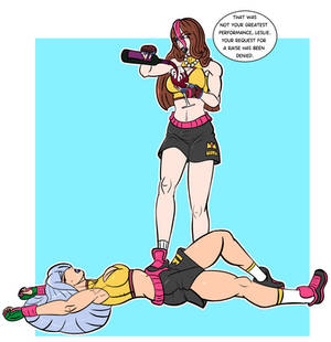 .:Commission:. Leslie vs Victoria