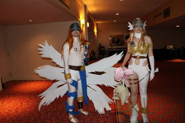 Angemon and Angewomon