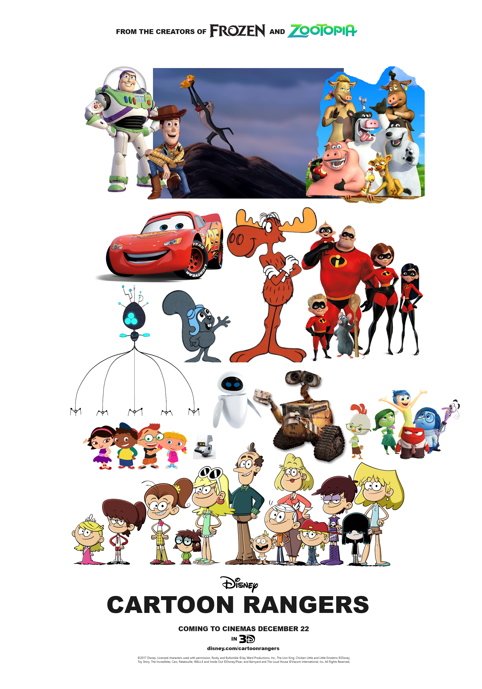 Cartoons With Rangers In Disney's Cartoon Rangers - Official UK Poster by NicoFar78DeviantArt on ...
