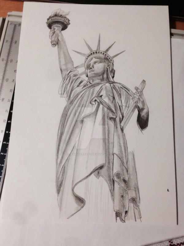 Liberty Deviantart Statue of Liberty - WIP by WaldherrArt on DeviantArt