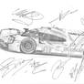 #18 Porsche 919 Hybrid with autographs