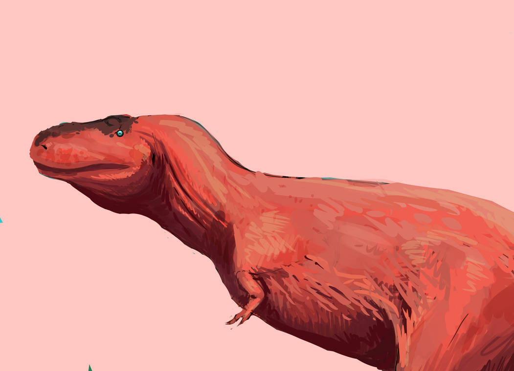 Pink rex by SmallMicroraptor on DeviantArt