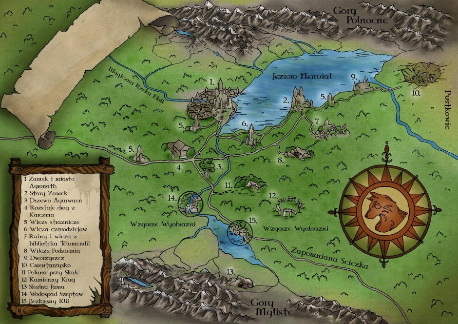 Fantasy Raavel Map Fantasy map- colourful by Sawena1 on DeviantArt