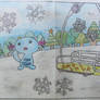 Wooper First Persp. 'Snow Scene and Snowflakes'