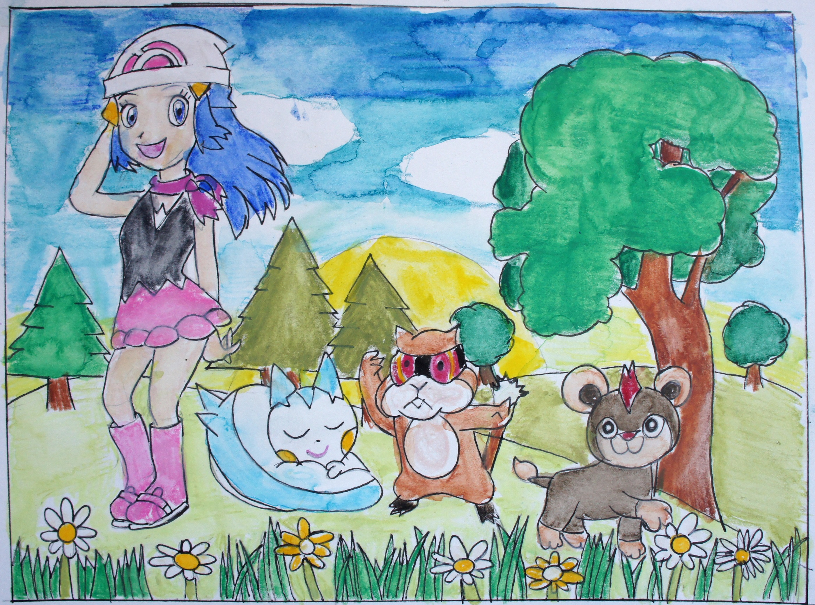 Pokemon Dawn wallpaper by Travpach on DeviantArt