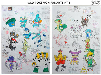 Old Pokemon FanArts and Link - Drawings From 2018