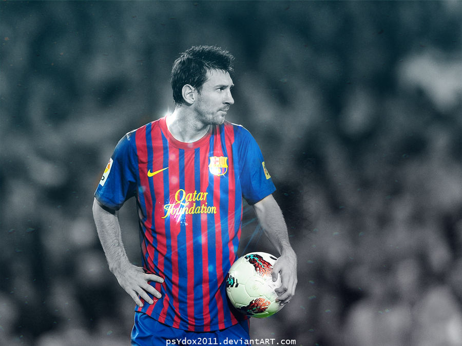 Lionel Messi Wallpaper by psYdox2011 on DeviantArt