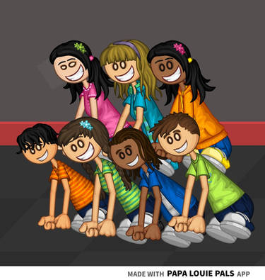 ZOOM Papa Louie Pals Season 1 Cast (1999) by liamaguilar30 on