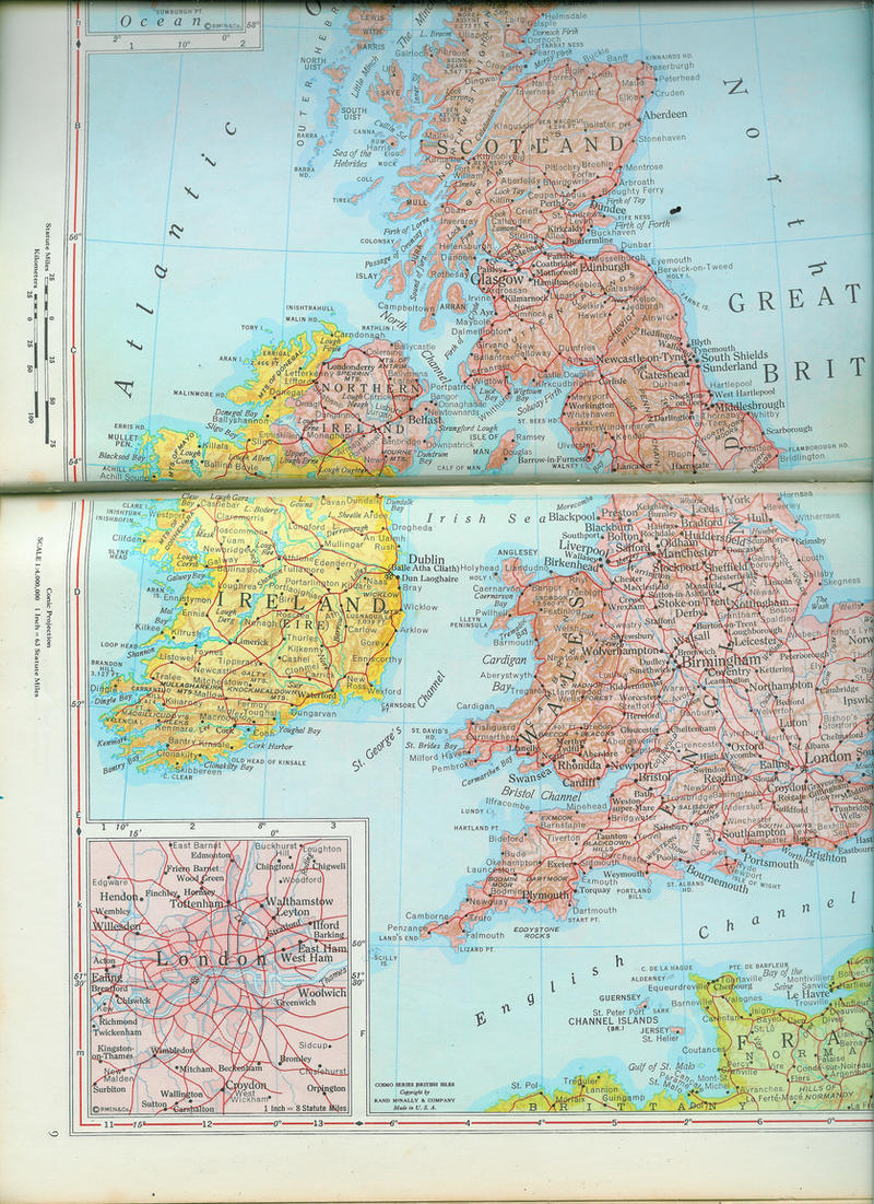 Vintage Map Texture 01