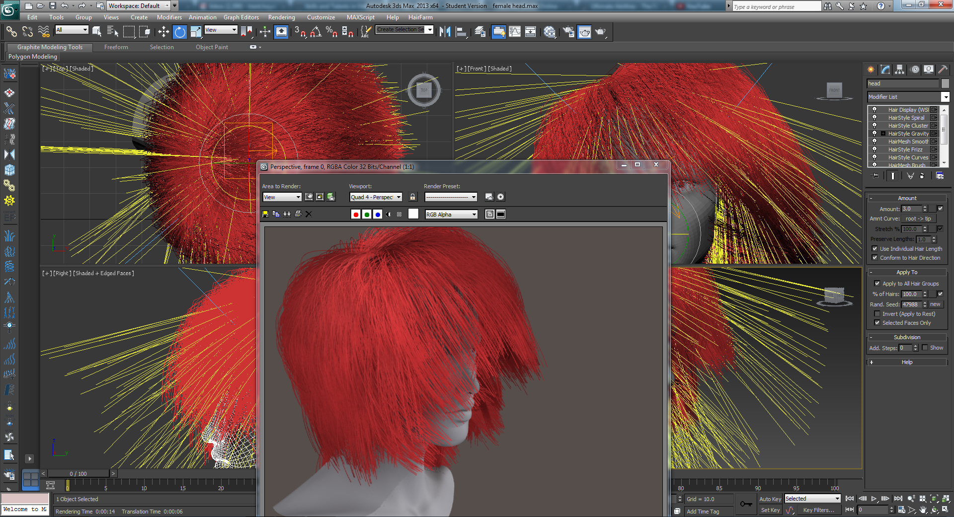 Hair rigging by TheAeonius on DeviantArt