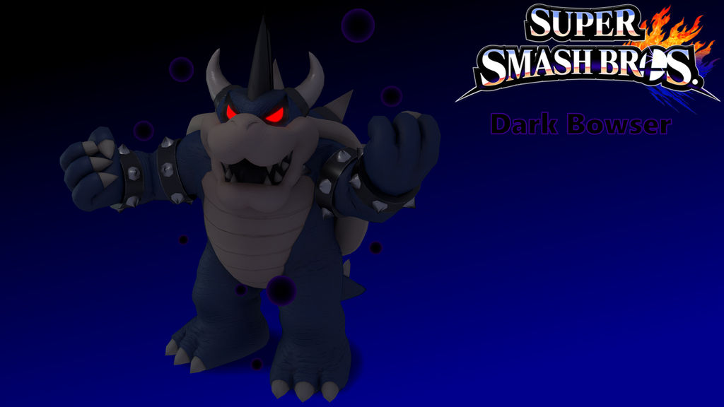 Dark Bowser - Super Smash Bros. for Wii U Style by TheWalshinator