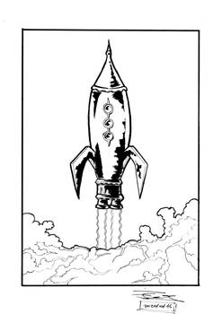 Inktober 2020 #16 'Rocket'
