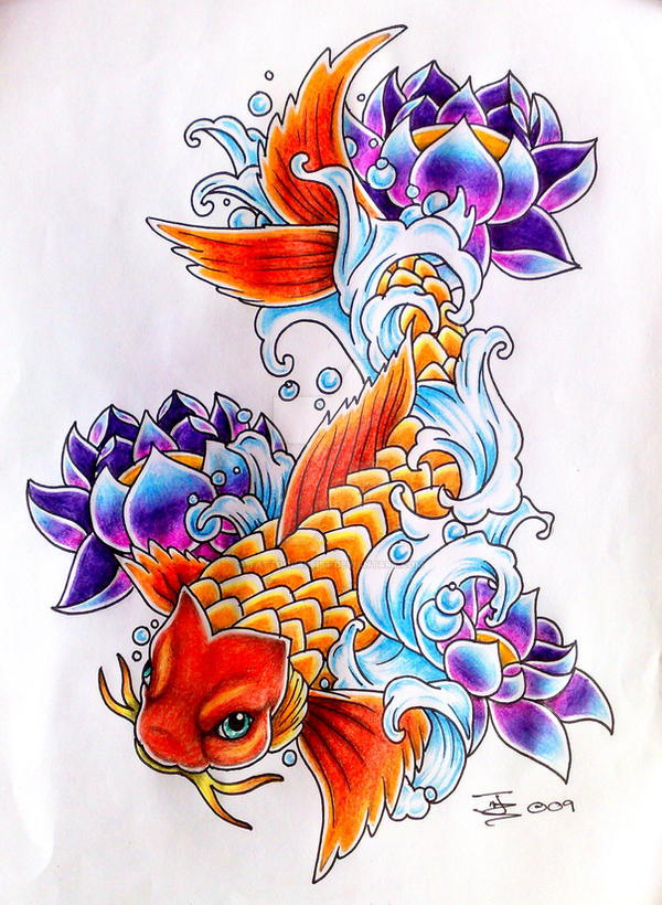 Koi Fish Tattoo Photos, Images and Pictures