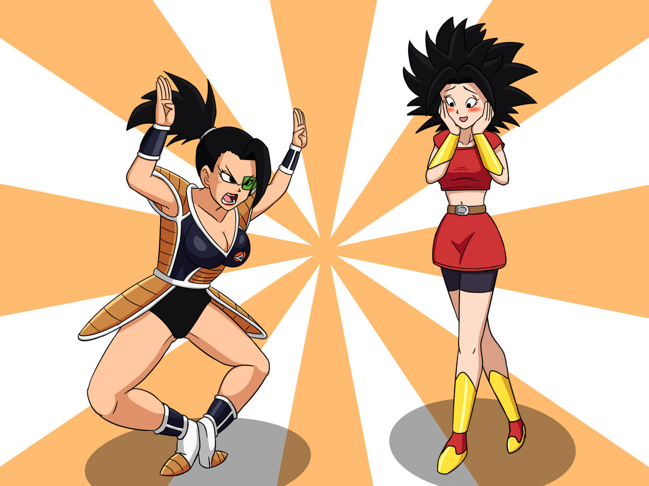 Dragon Ball Body Change 7 Comic Captain Kale and Kale in Caulifla by ginyu1992 on DeviantArt