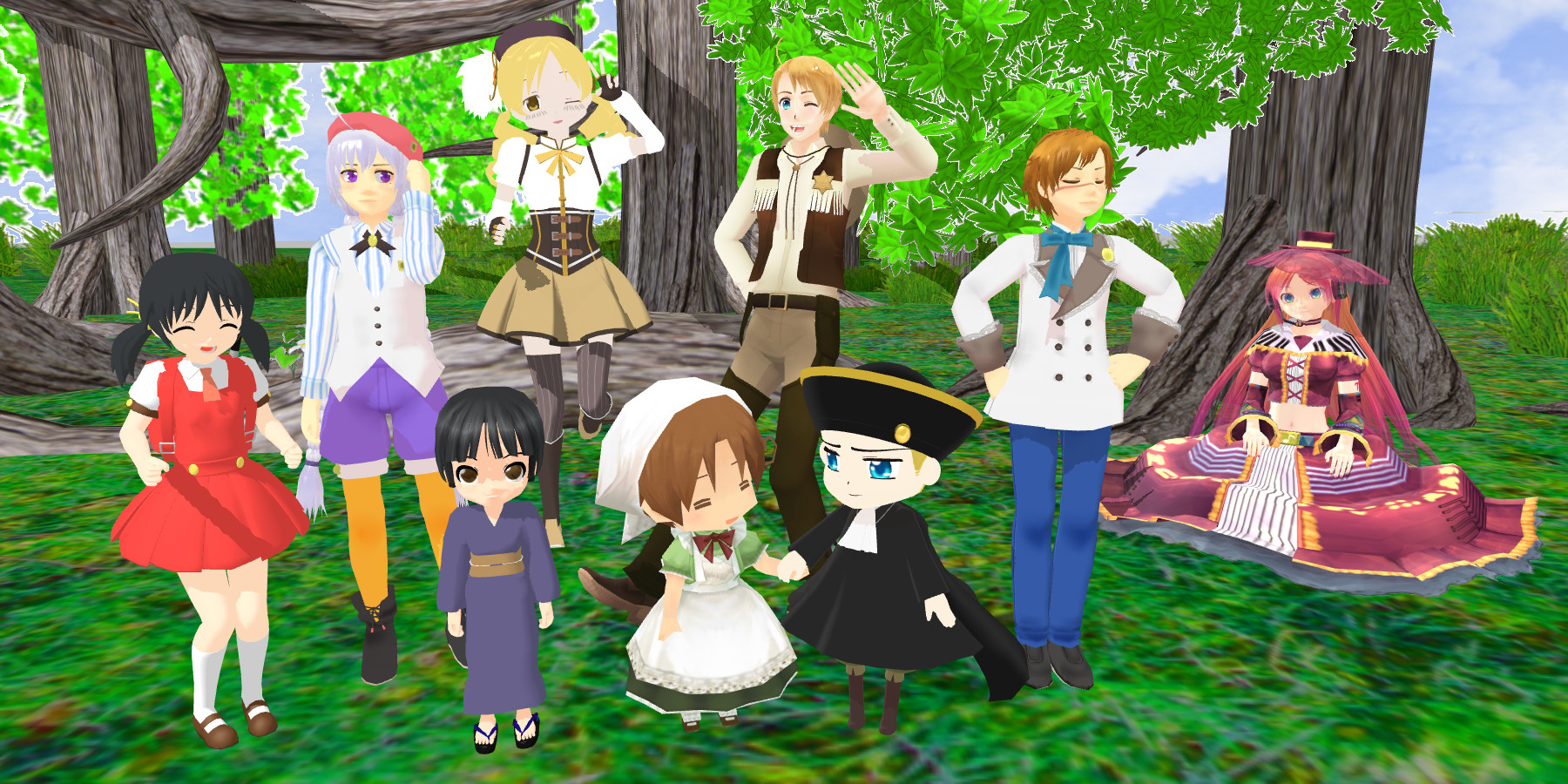 My MMD Kids 2 by GreenwavesInactive on DeviantArt