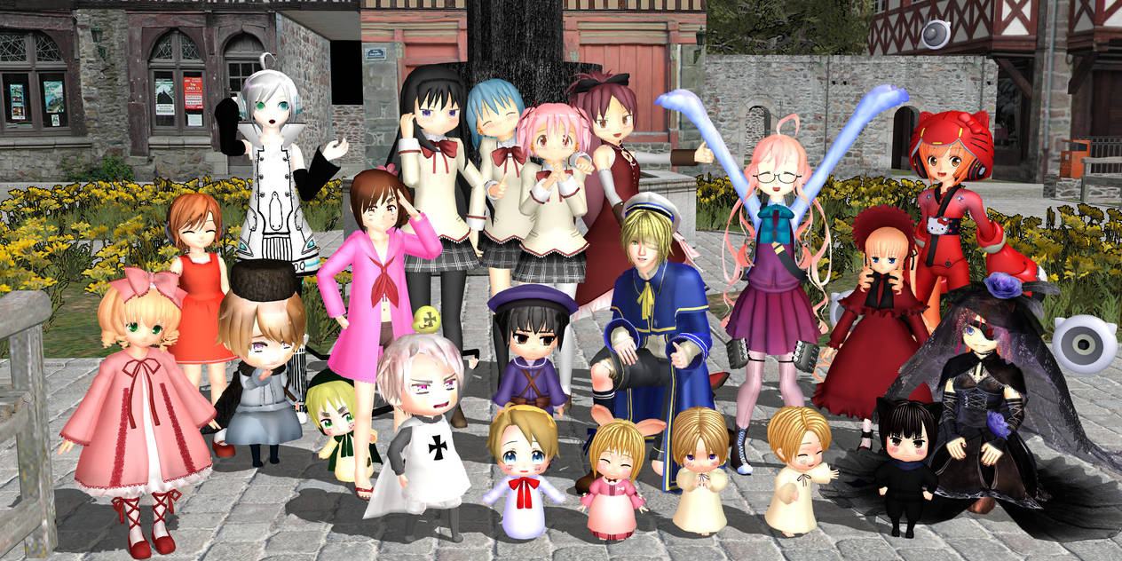 My MMD Kids...ish 3 by GreenwavesInactive on DeviantArt