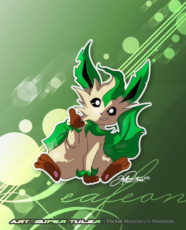 A Playful Leafeon