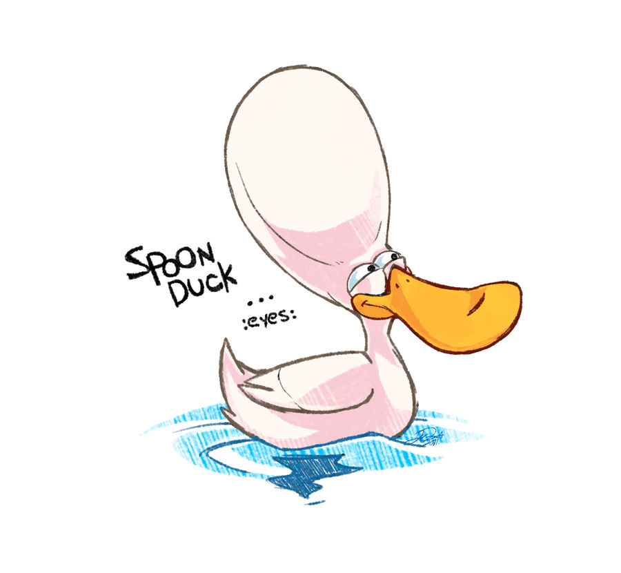 Spoon duck by superTULER on DeviantArt