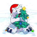 Polar bear has a Christmas by superTULER