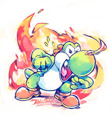 Fire-snot Yoshi