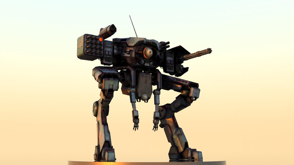 Mech Deployment Rapid-Deployment Combat Assault Mech by austinbath on DeviantArt