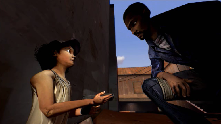 The Walking Dead episode 4 Clementine and Lee SFM by residentevilfan46.
