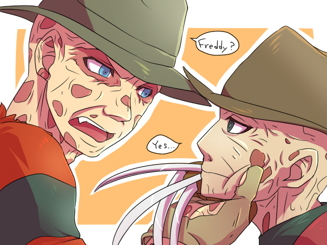 picture Freddy Krueger 2010 Fan Art 1984 and 2010 by kay3o3 on deviantart