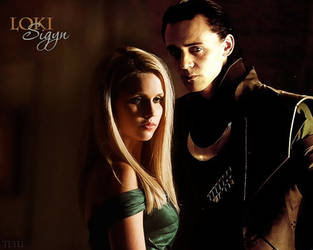 Loki and Sigyn [2] by Herm-Mudblood