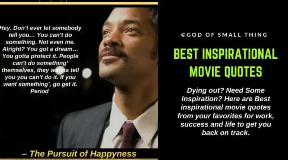 60+ Best Inspirational movie quotes with Images to by ...