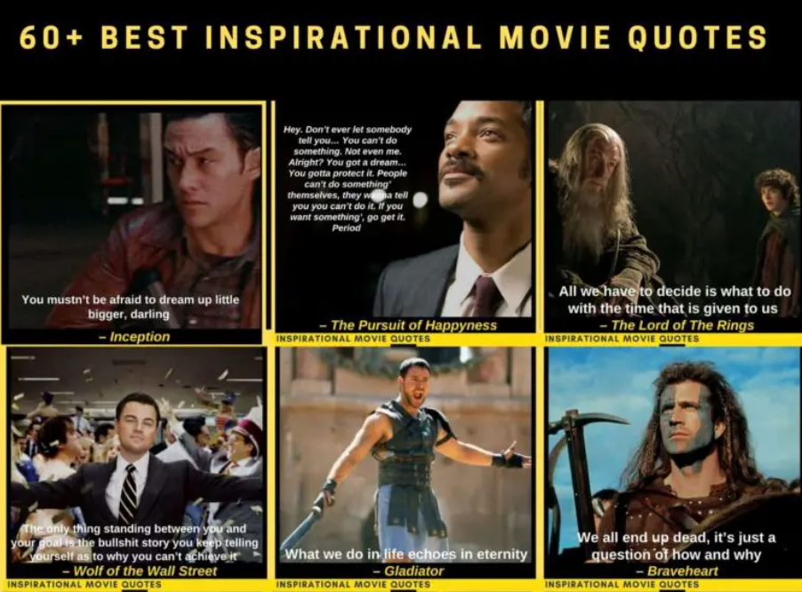 60+ Best inspirational movie quotes about success by ...