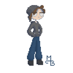 Pixel Art : Triste Louis