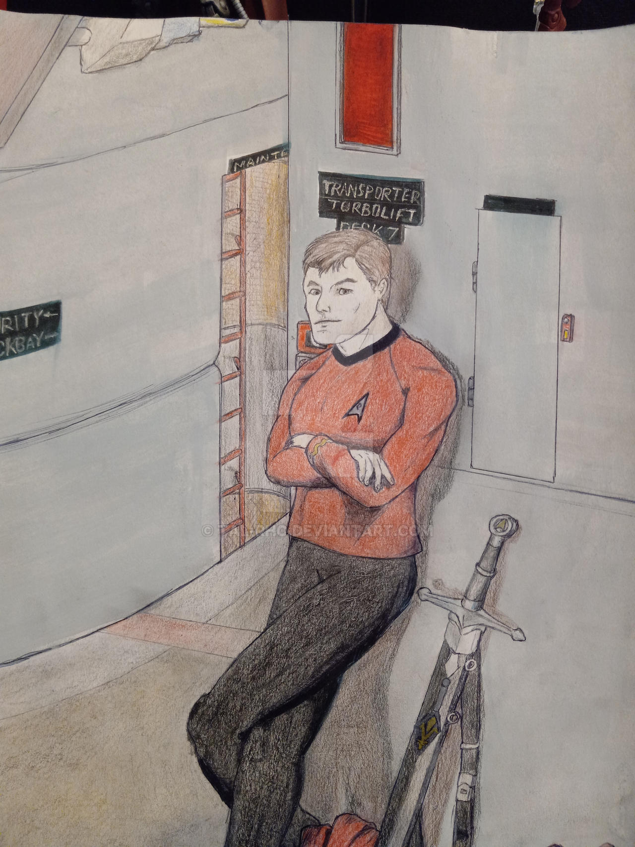 Lieutenant Lane, Security Chief of the USS Essex by Tal-Rho on DeviantArt