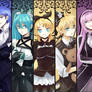 VOCALOID fanart set - Schwarz