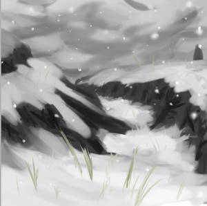 Snow Fall ( speed drawing 1 )