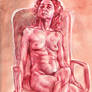 Red Ball Point Pen Of Nude