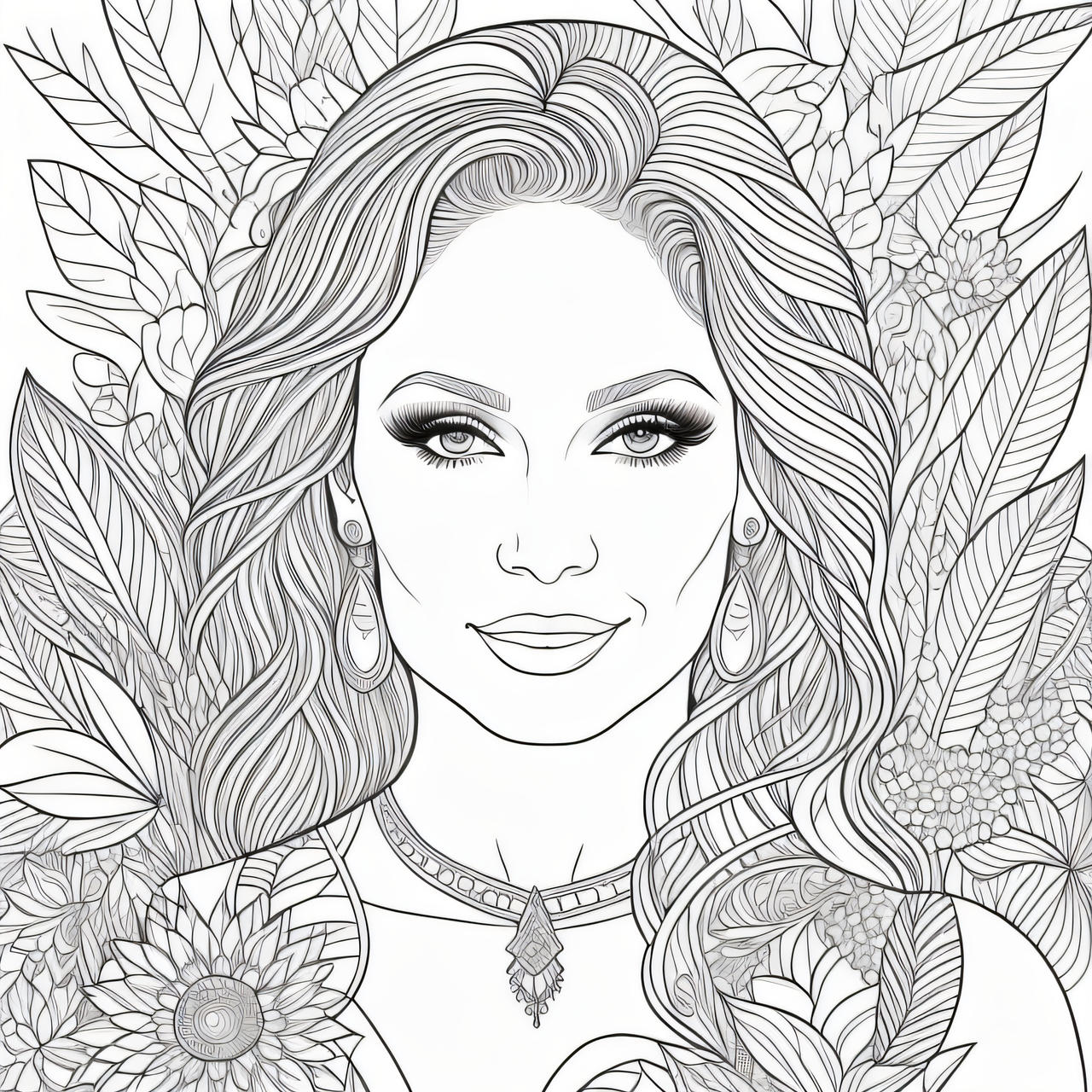 Jennifer Lopez Coloring Adventure by prajinsp on DeviantArt