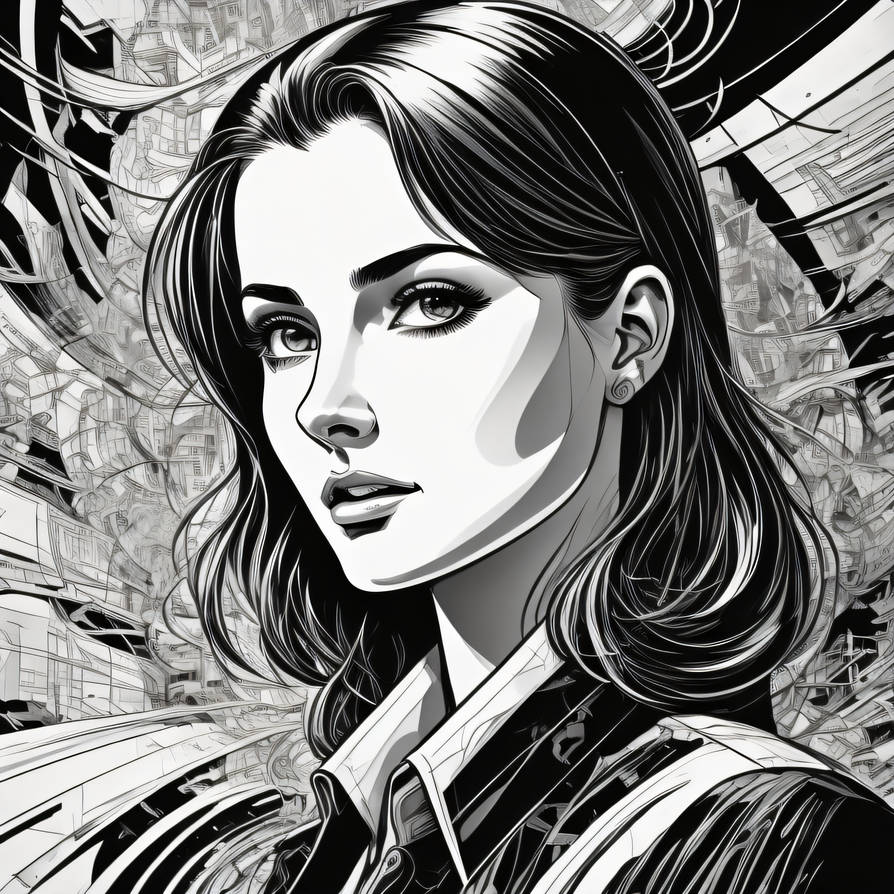 Dynamic Monochrome: Vexel Secretary by prajinsp on DeviantArt