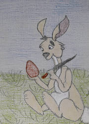 Easter Egg Fun In The 100 Acre Woods  With  Rabbit by handylight
