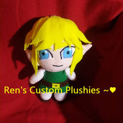 Elf Warrior Link Plush! by RensCustomPlushies